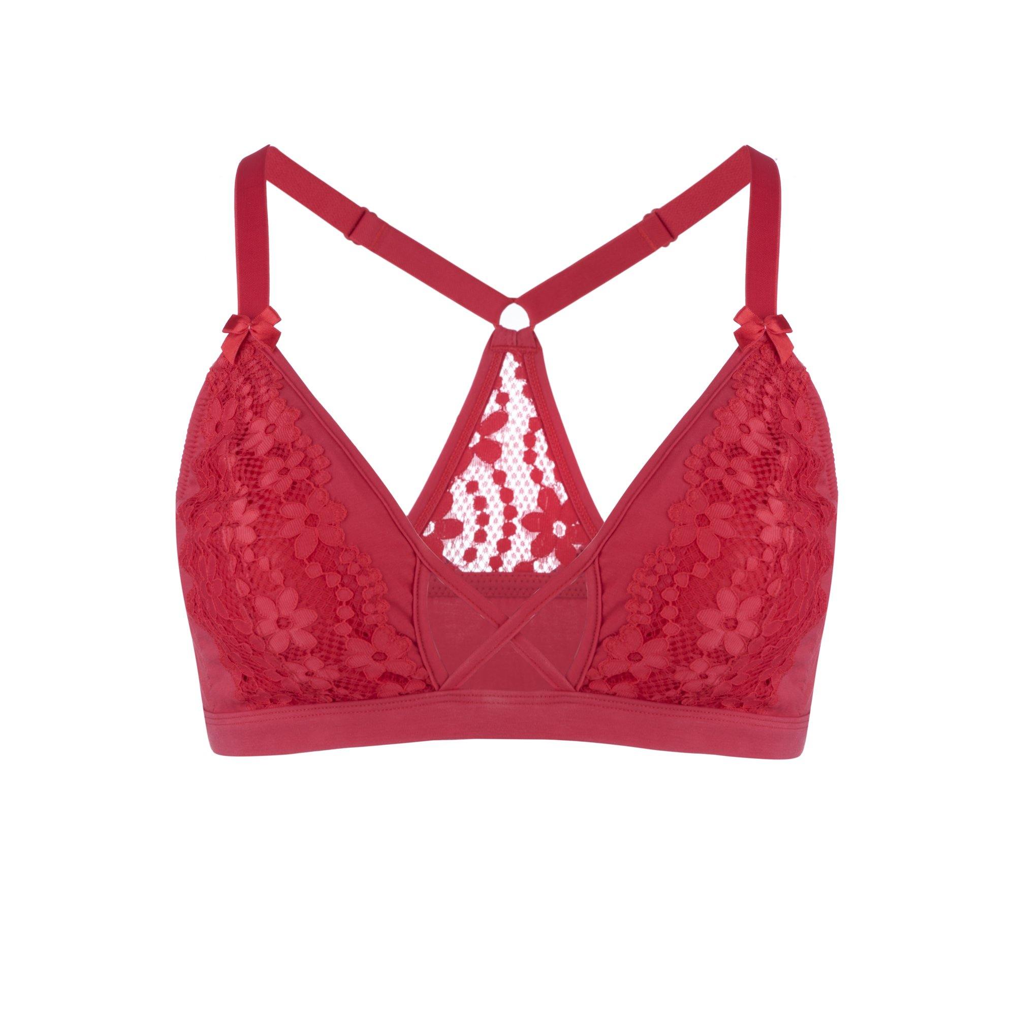 Organic Cotton Wireless Silk Bralette