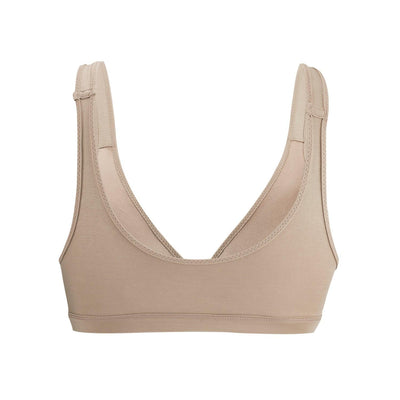 Shell - Full Cup Front Closure Silk & Organic Cotton Wireless Bra - Juliemay Lingerie