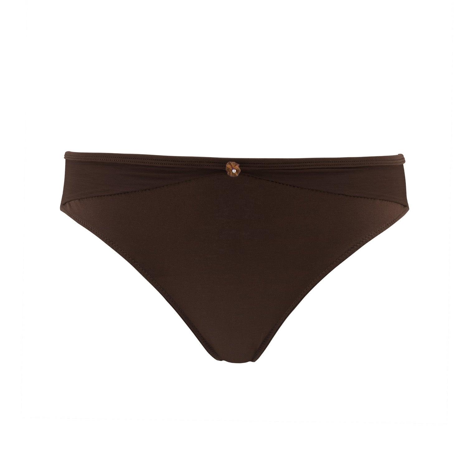 Hope - Silk & Organic Cotton Brief in Skin Tone Colours - Juliemay Lingerie