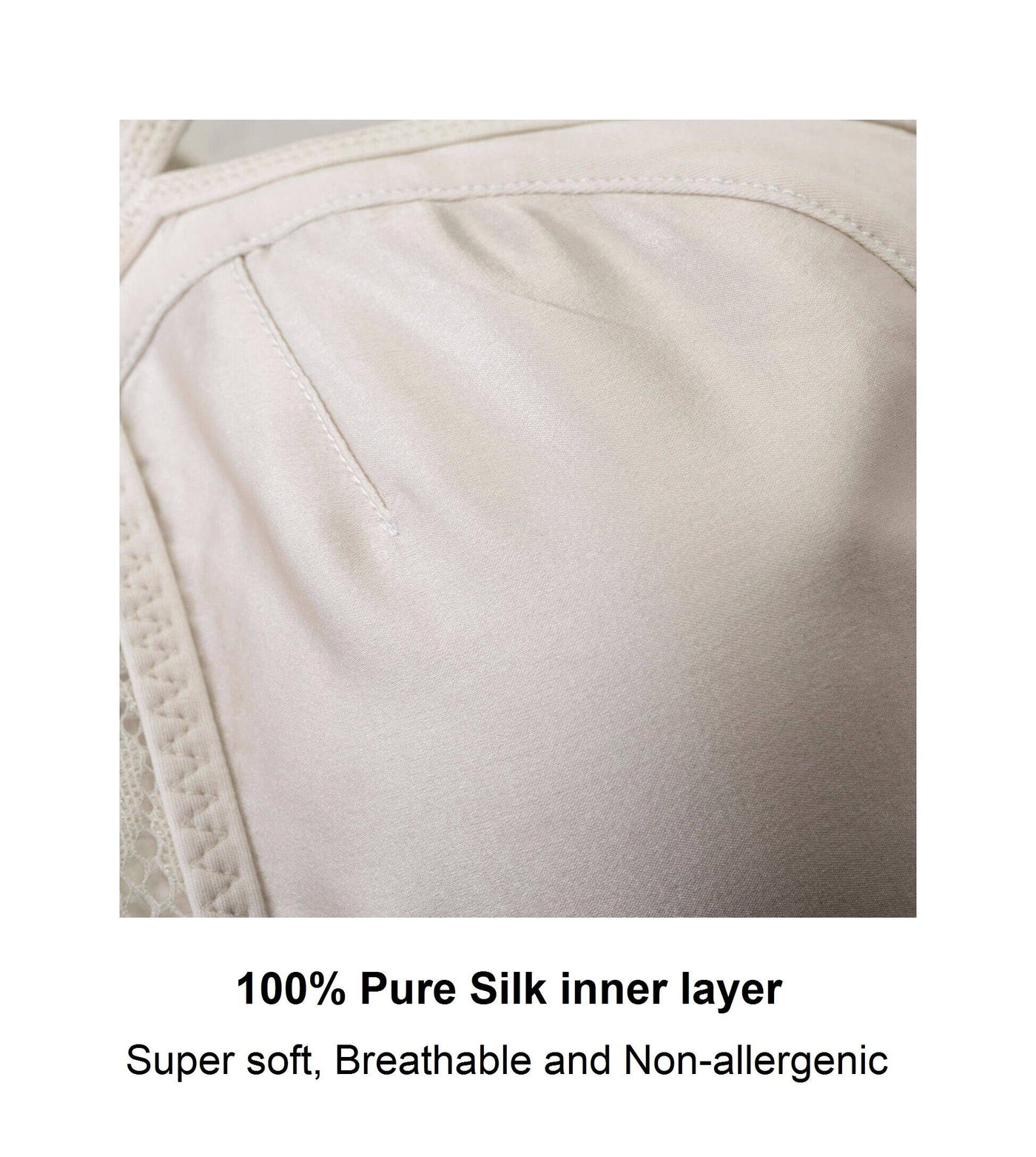 Georgia - Silk Back Support Full Coverage Wireless Organic Cotton
