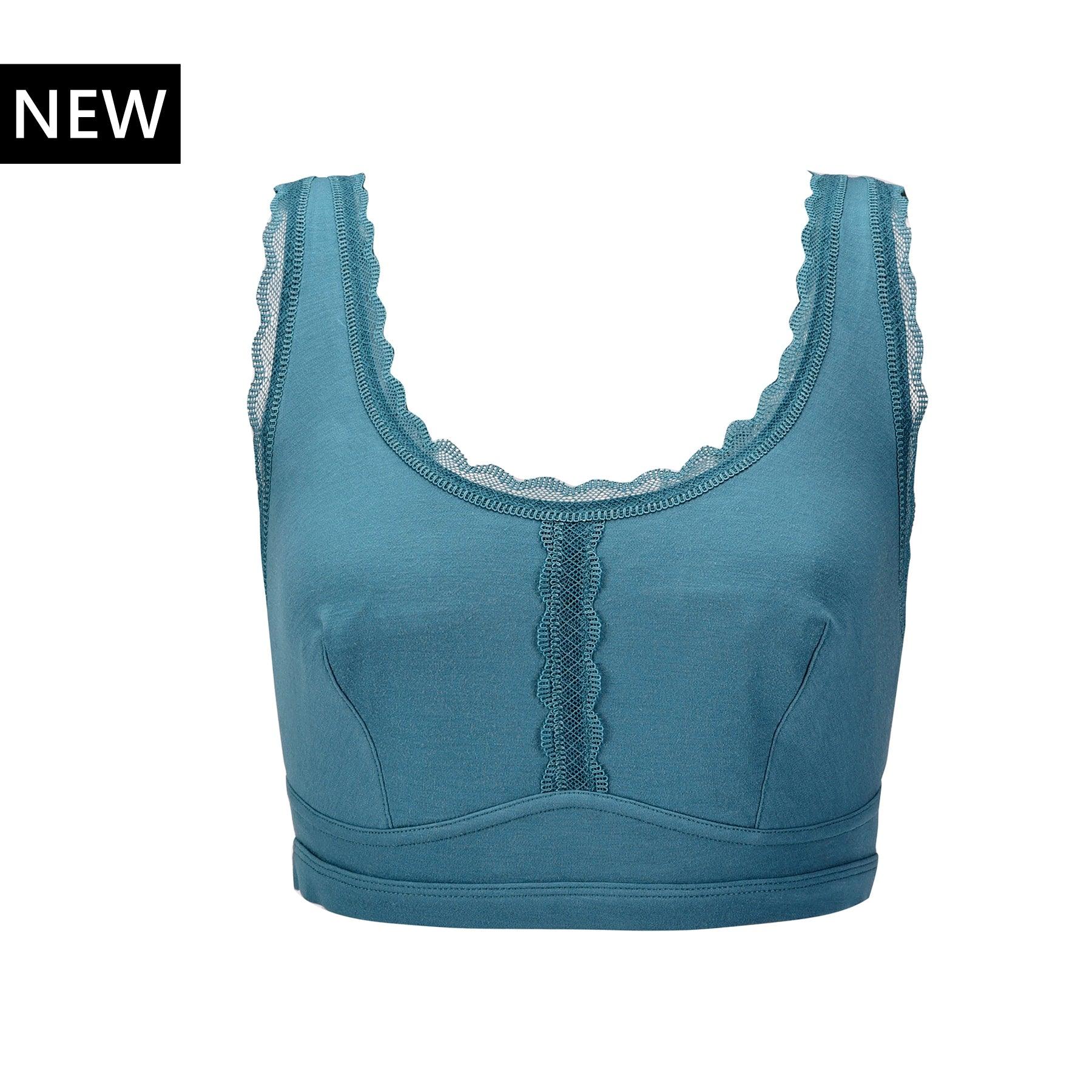 Buy KiARAA Women Cotton Padded Non-Wired Encapsulation Sports Bra High  Support Full Coverage Cross Back(1515_Sky Blue_ XXL) at