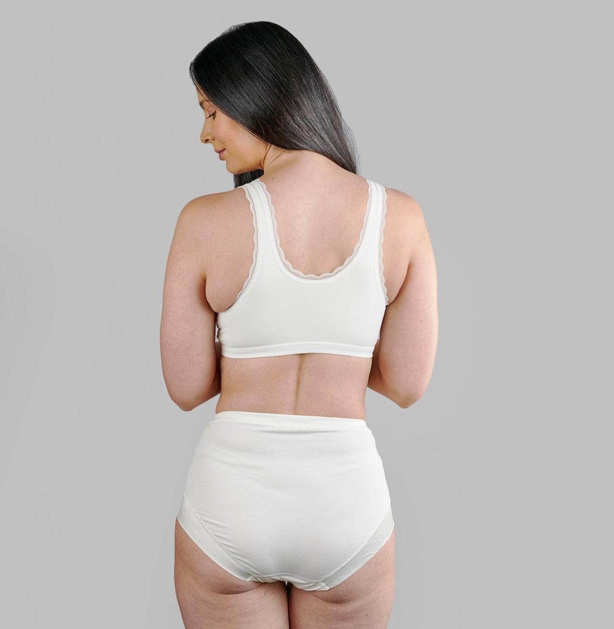 60 Pieces Women's White Cotton Sport Bra, Size 50 (7x ) - Womens