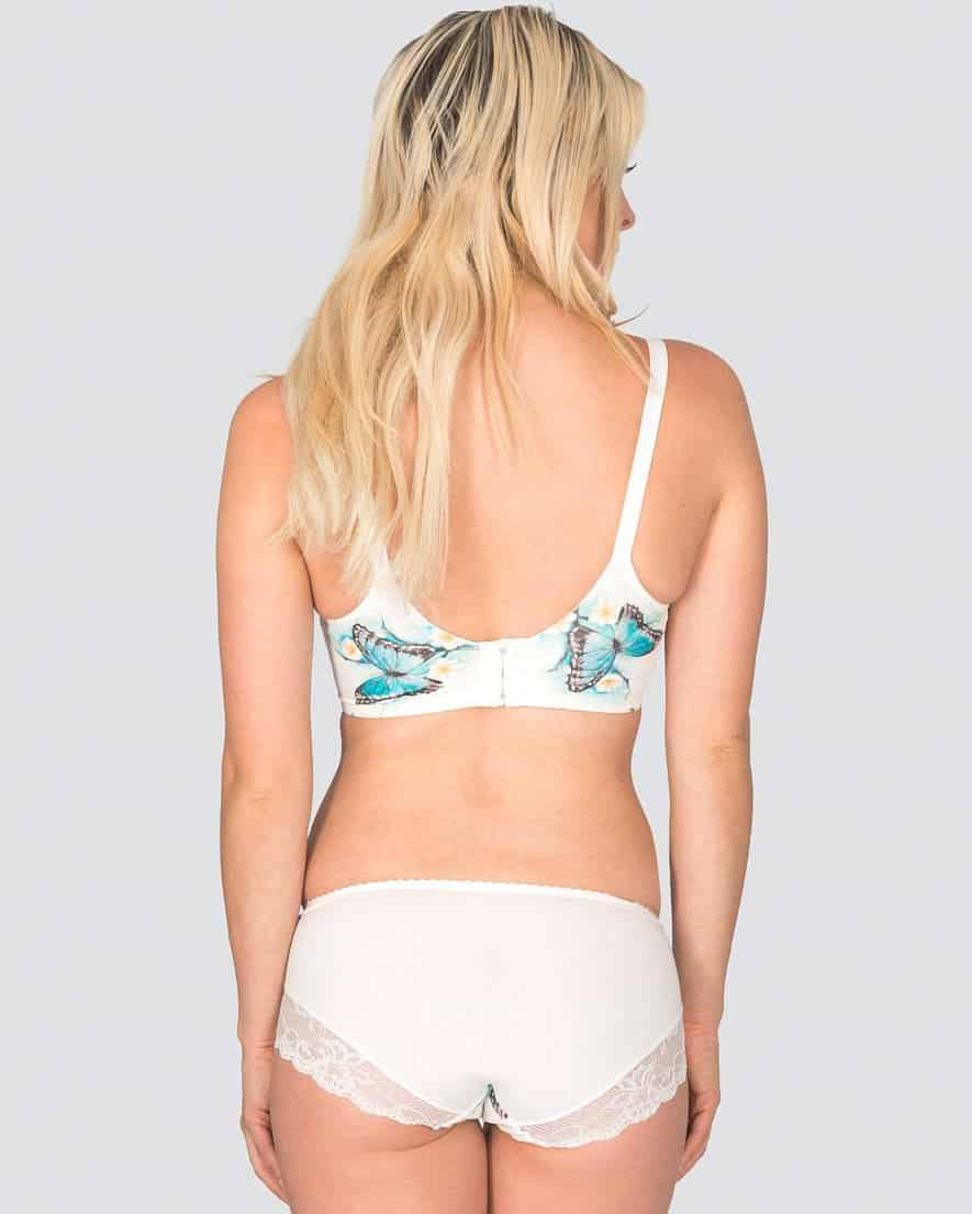 【美品】FETICO フェティコWRINKLED SILK BRA Morpho Underwired Cotton & Silk Bra – Sensitive Skin